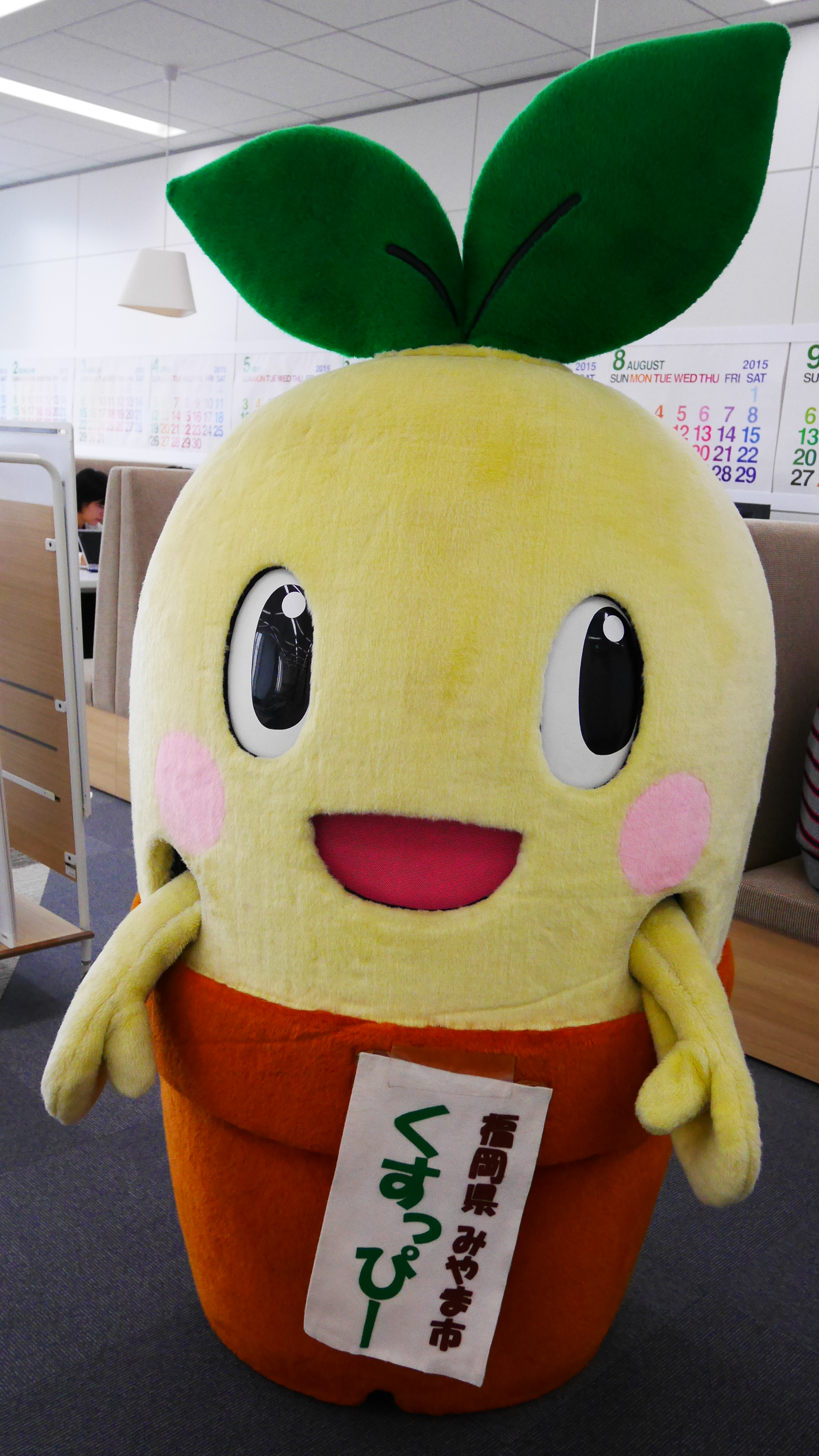 東京オフィスにくすっぴーがやってきた!